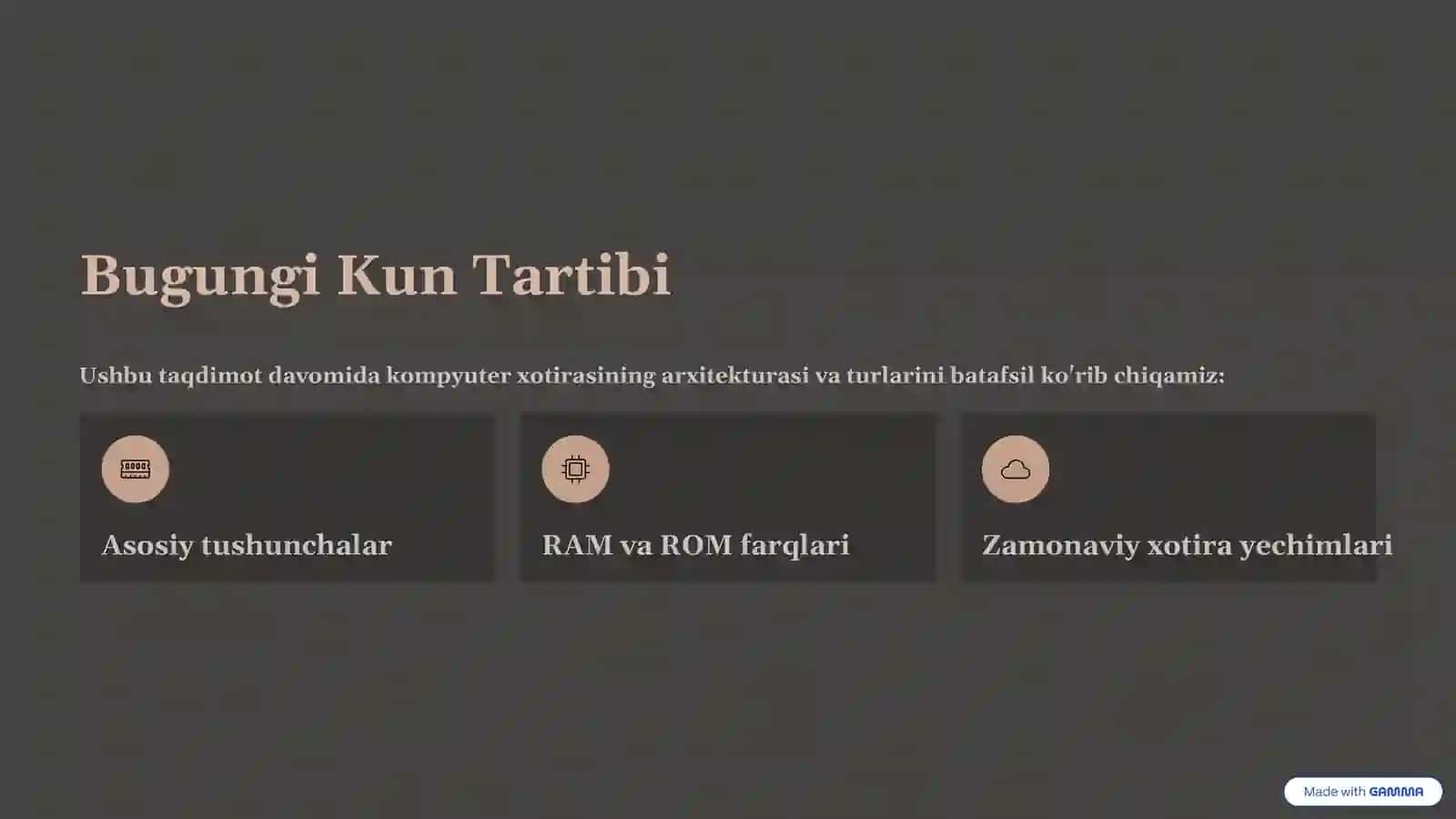 Kompyuter Xotirasi: Turlari va Xususiyatlari 2