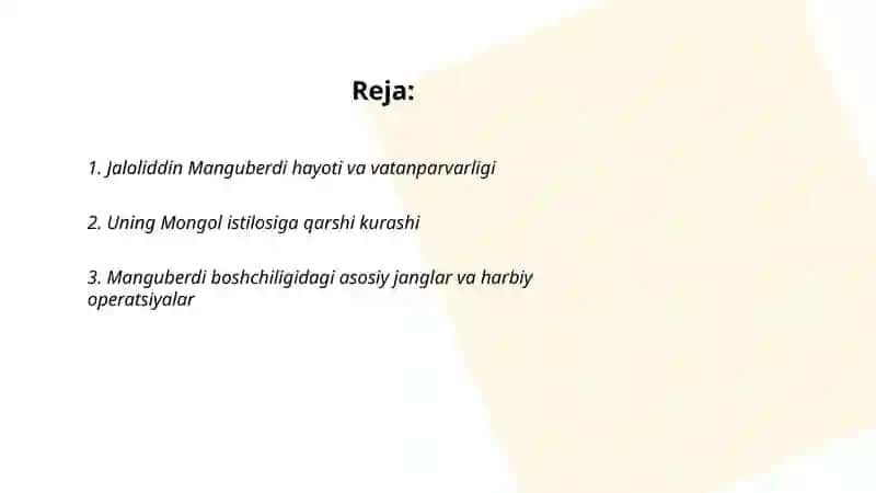 Jaloliddin Manguberdi vatan himoyachisi 2