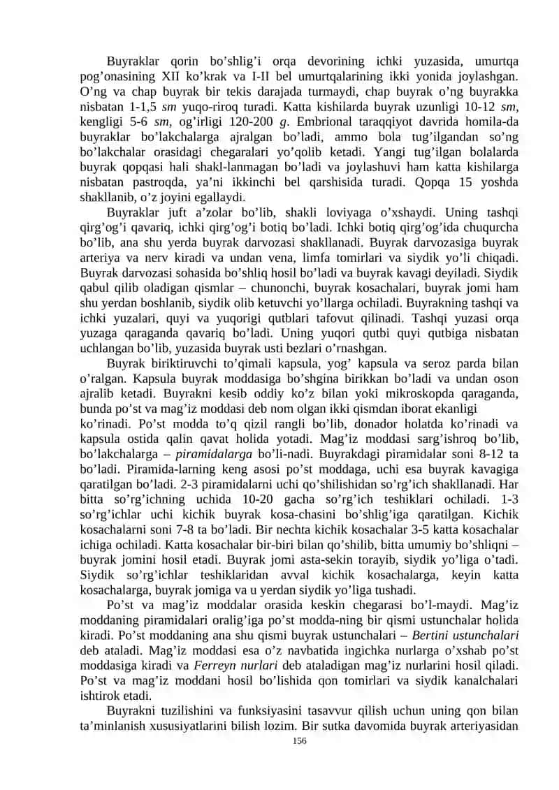 Siydik VA TANOSIL A'ZOLAR TIZIMI 2