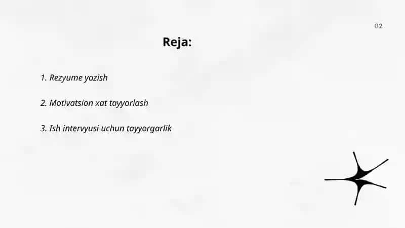 Ishga joylashish ko'nikmalari 2