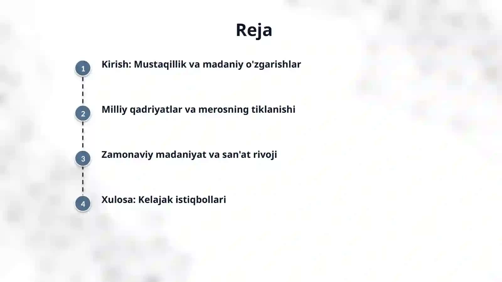 Mustaqillik yillarida Ozbekistonda madaniy va ma’naviy taraqqiyot 2