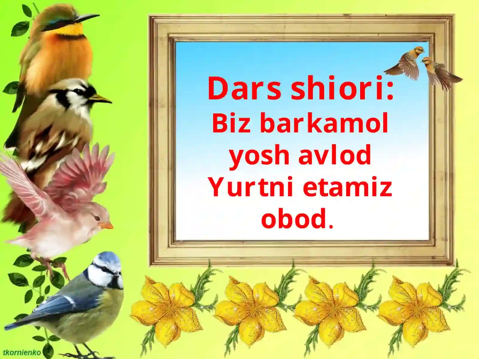 SHAROPOVA MADINANING ona tili va o’qish savodxonligi fanidan tayyorlagan taqdimoti 2