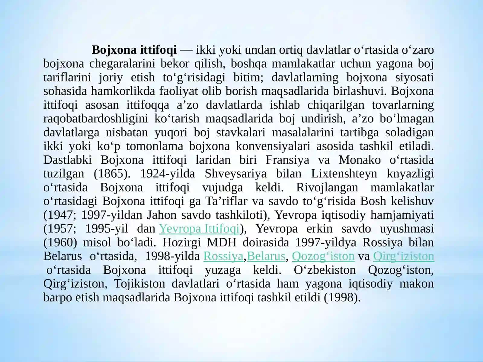 BUTUNJAXON BOJXONA TASHKILOTINING TASHKIL ETILISH TARIXI 2