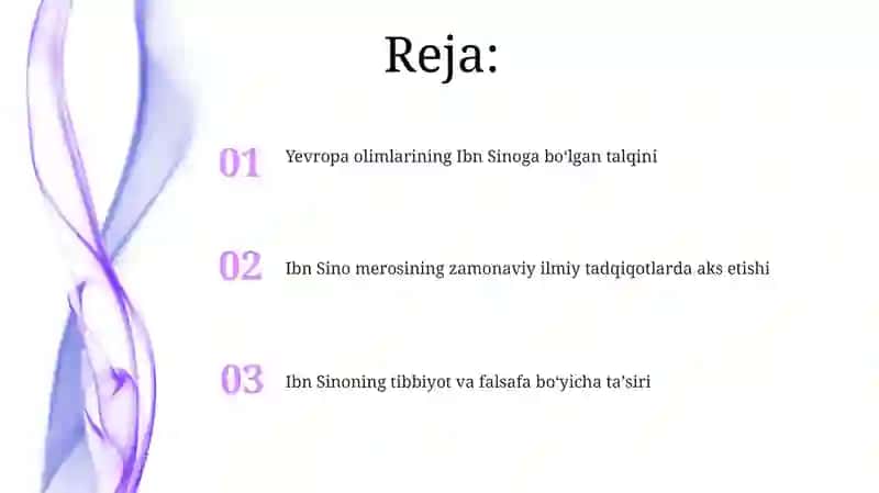 Ibn Sinoning Falsafiy G'oyalari Yevropada 2