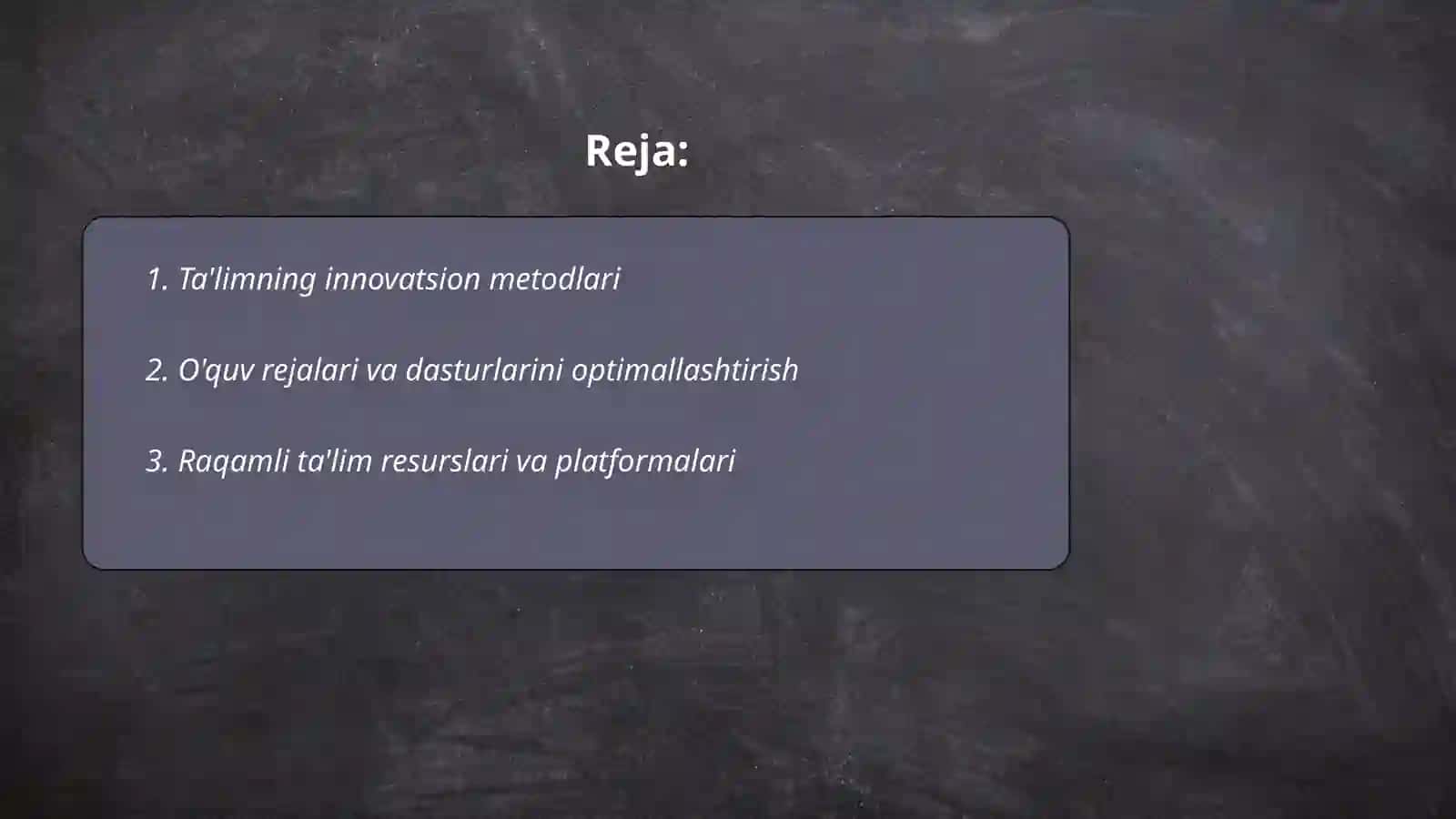 Ta'limning innovatsion metodlari 2