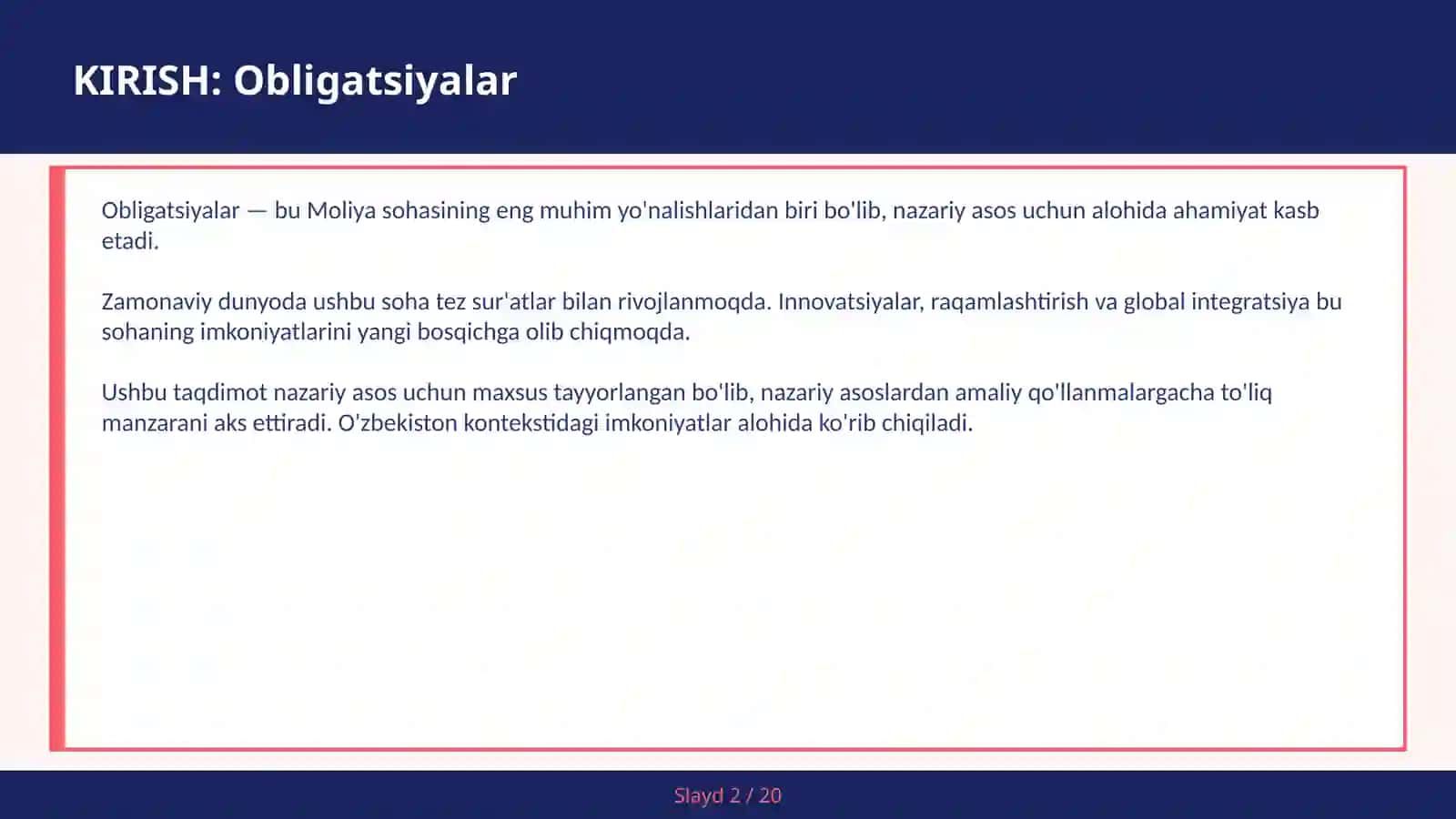 Obligatsiyalar 2
