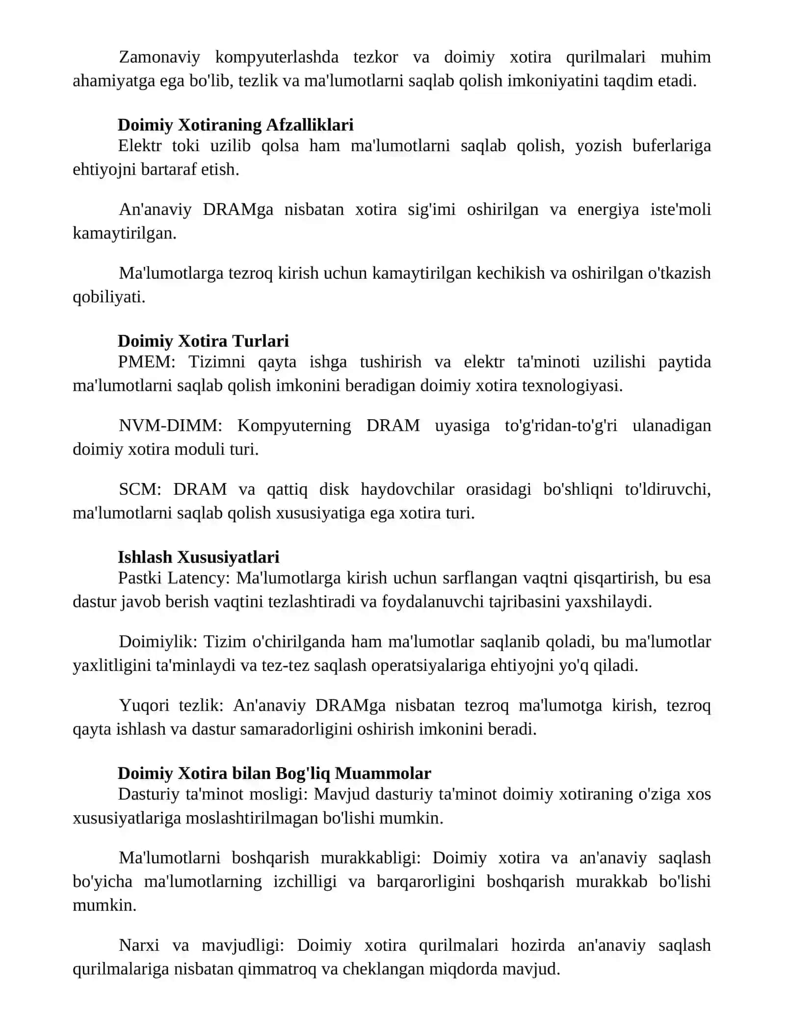 Doimiy xotira qurilmalari 2
