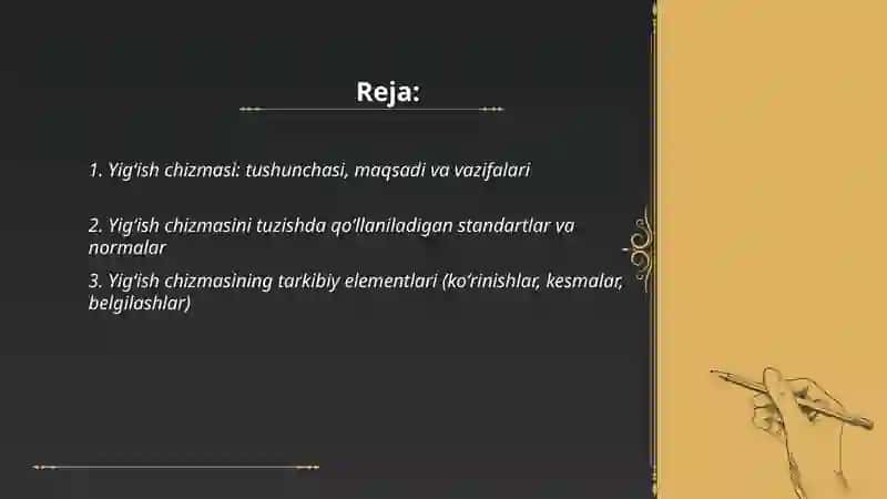 Yigʻish chizmasi 2