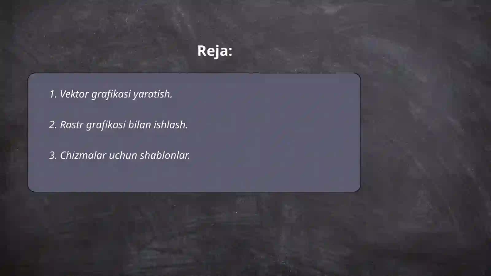 Corel draw dasturi bilan ishlashning qo‘shimcha imkoniyatlari 2