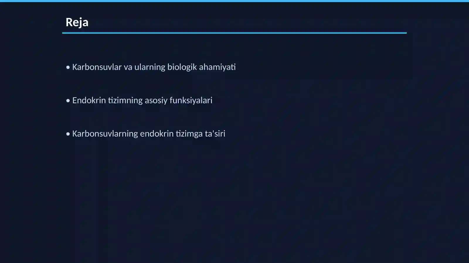 Karbonsuvlar endokrin boshqariluv mexanizmlarining buzilishi 2