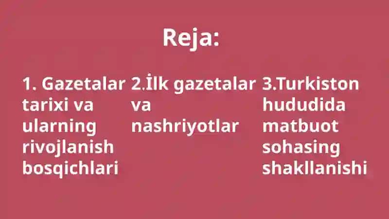 Gazetalar tarixi 2