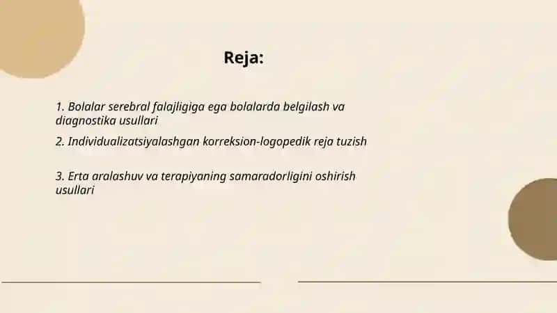 Bolalar serebral falajligiga ega bolalarga korreksion logopedik yordamning samaradorligini oshirish yo'llari 2