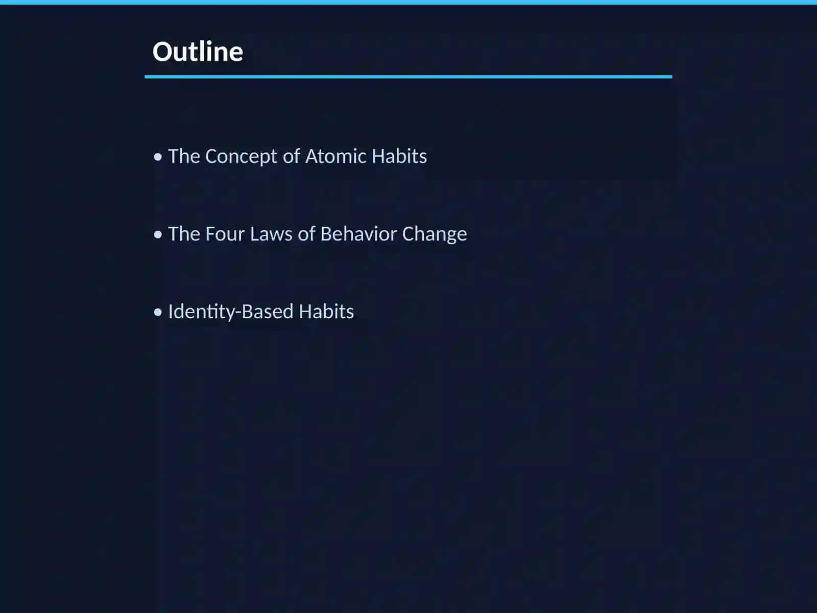 Atom habits book by James Clear 2