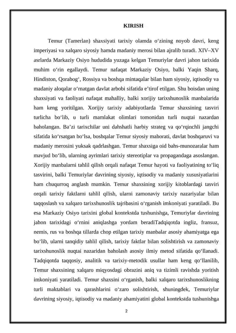 Temur haqida chop etilgan xorijiy kitoblar 2