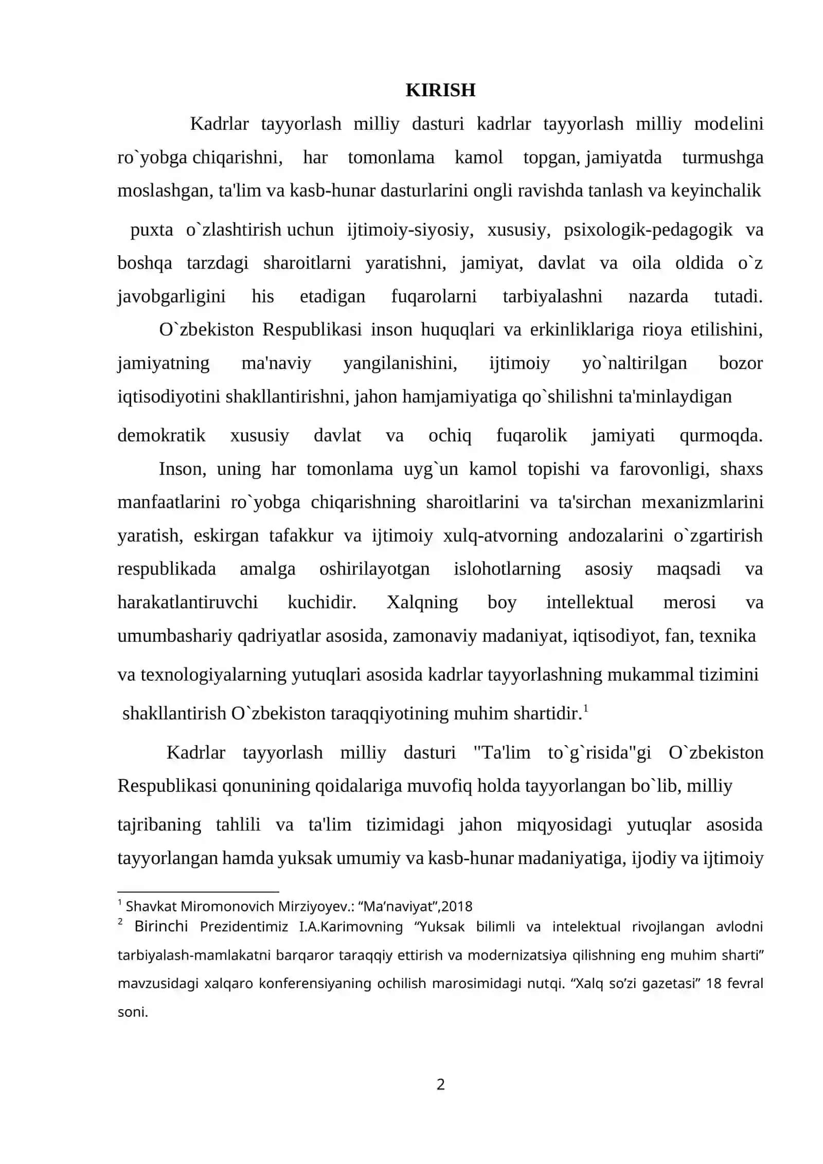 Chervyakli va reykali uzatmalar 2