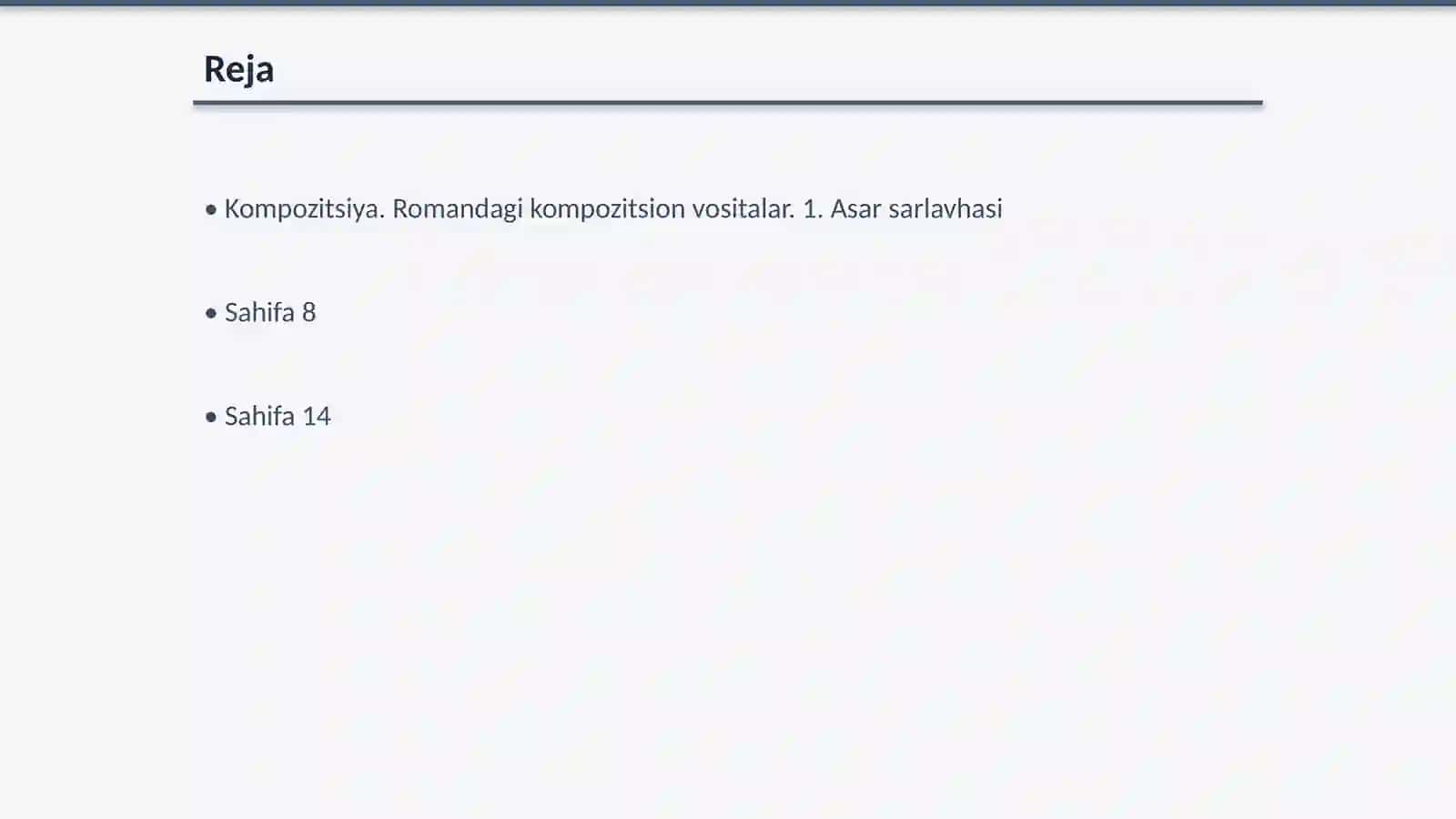 Asqad Muxtorning Chinor romani. Adabiyotshunoslik fani 2
