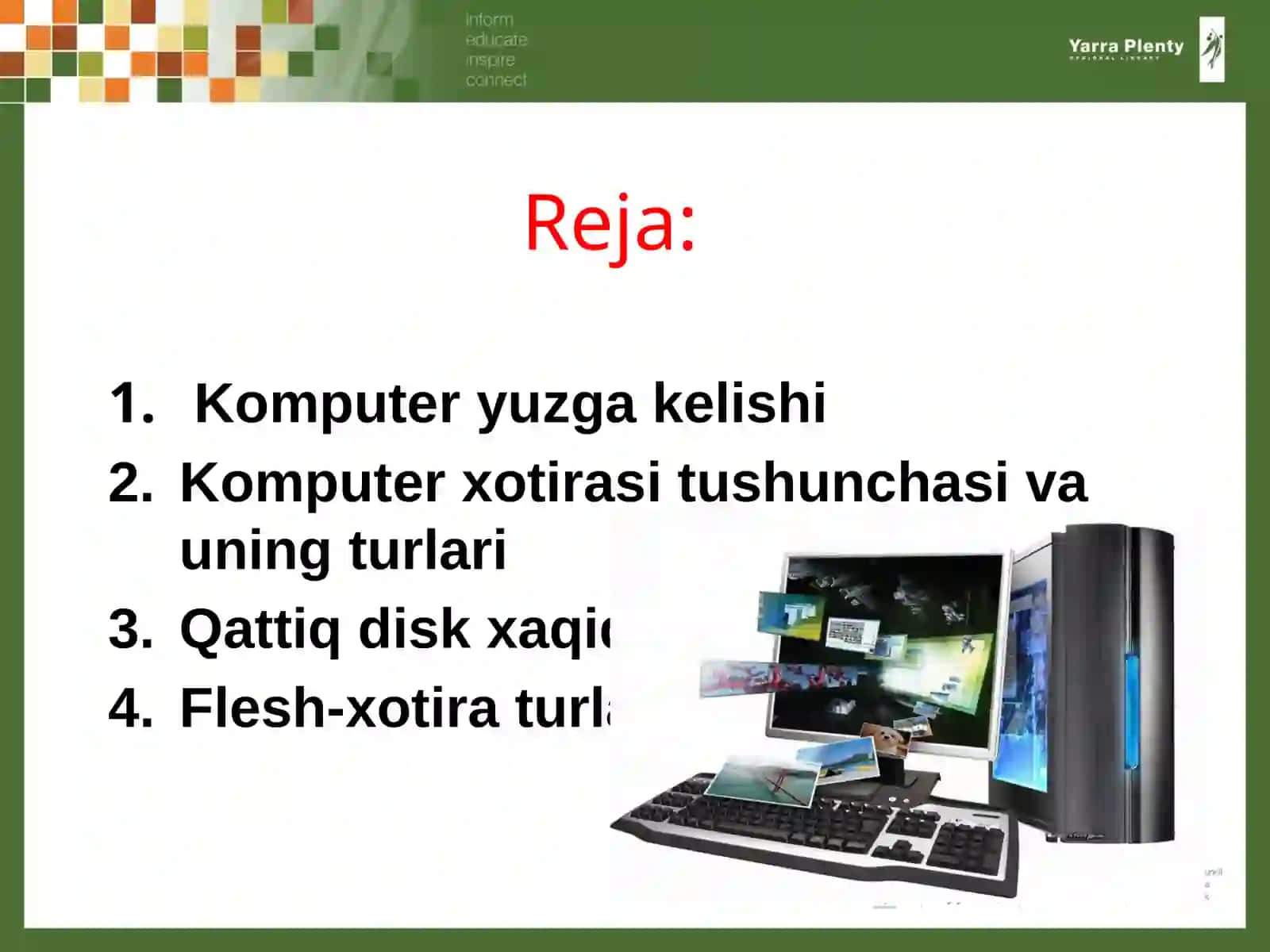 Kompyuterxotirasivauningturlari 2