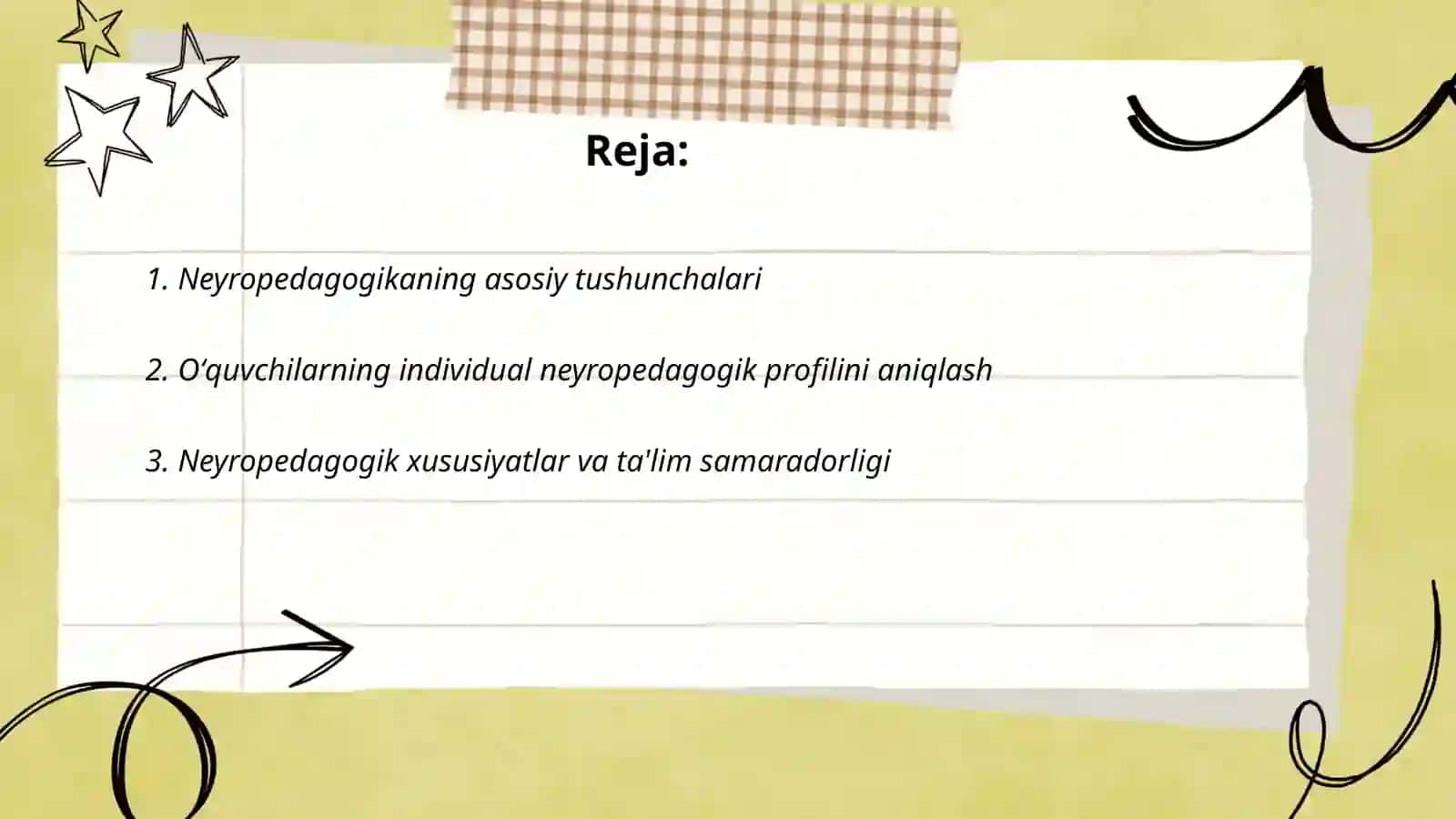 Neyropedagogik xususiyatlar 2