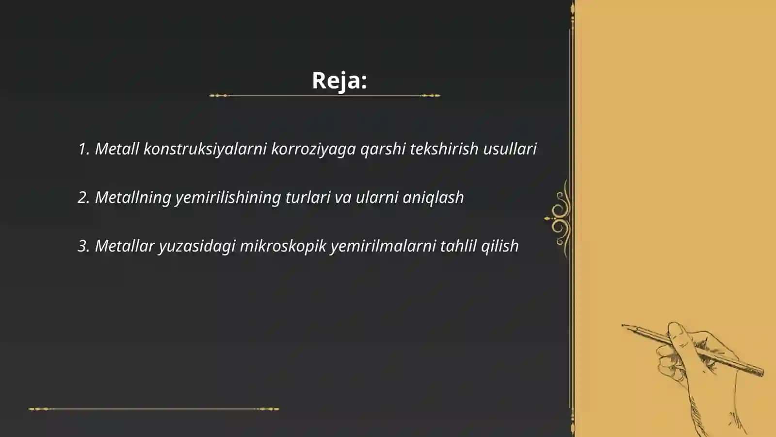 Metall konstruksiyalarning yemirilishini aniqlash 2