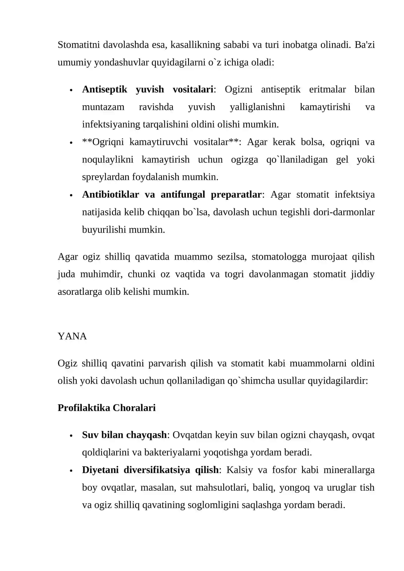 Og`iz shilliq qavatini parvarish qilish 2