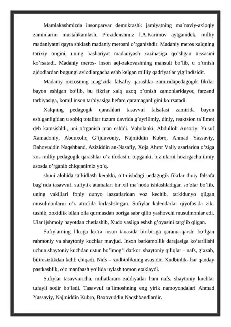 Aziziddin an-Nasafiyning "Insoni komil" asari 2