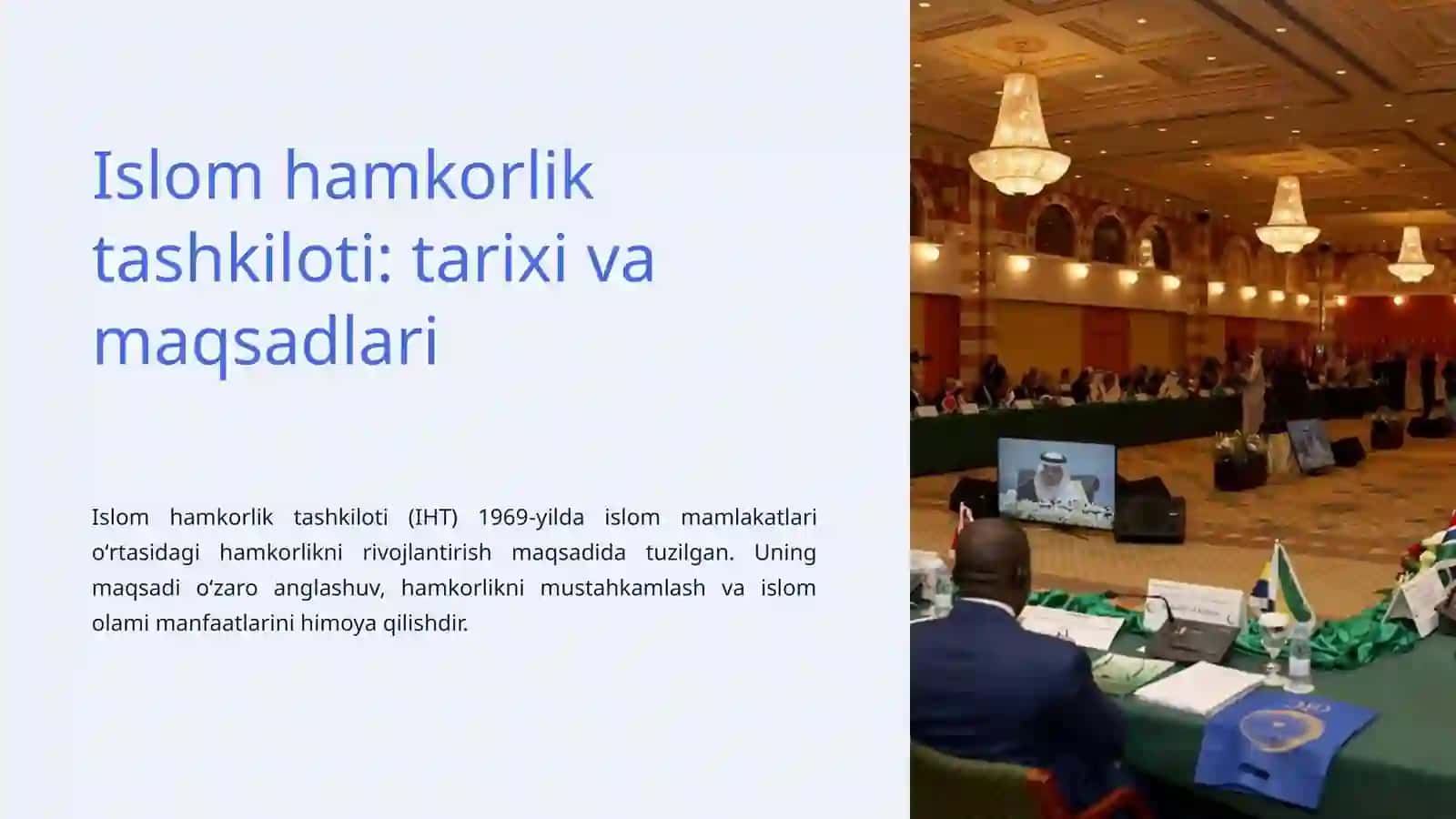 Islom hamkorlik tashkiloti–musulmonmamlakatlariningxalqarouniversaltashkiloti 2