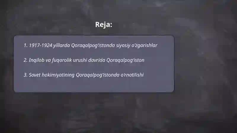1917-1924-yillarda Qoraqalpog‘iston 2