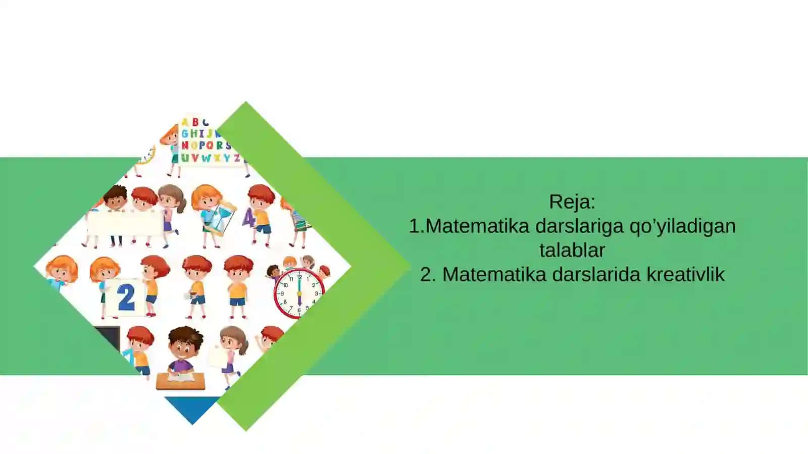Boshlang’ich sinf matematika darslarida kreativlik 2