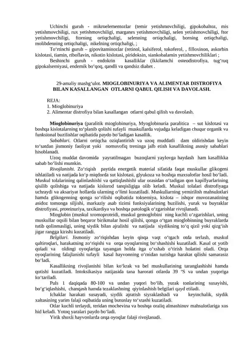 Modda almashinuvi kasalliklarini davolash 2