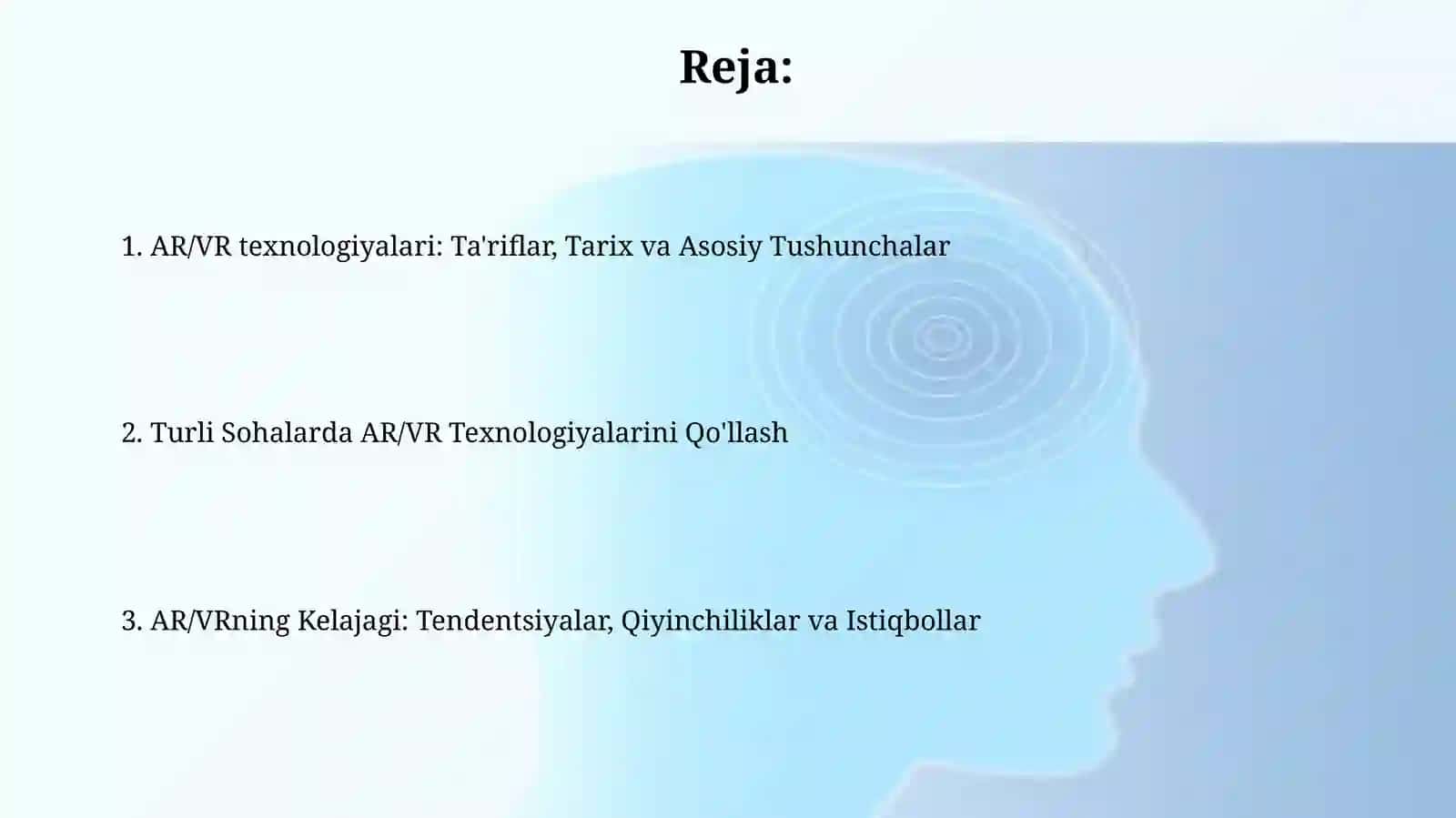 AR/VR texnologiyalari Ta'rif va asosiy tushunchalar 2
