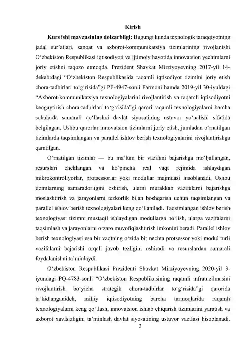 Taqsimlangan tizimlarda Taqsimlangan va Parallel ishlov berish texnologiyalari 2
