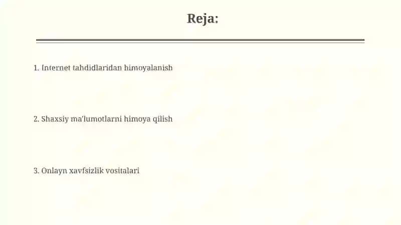Internetdagi tahdidlardan himoyalanish 2