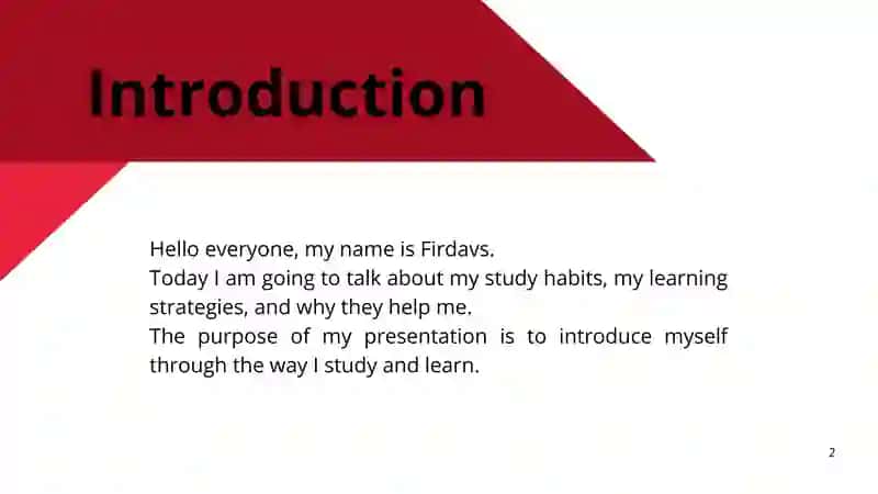 My Study Habits & Effective Learning Strategies 2