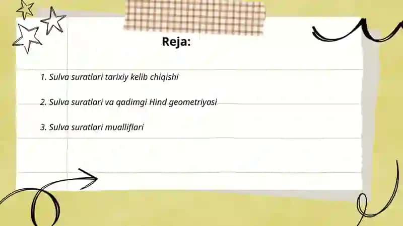 "Sulva suratlari"va uning geometriyadagi orni 2