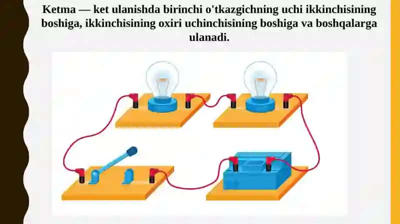 Elektir zanjiridagi qarshiliklarni ulash sxemalari 2