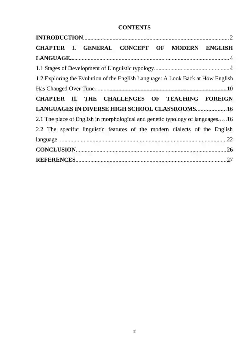 Challenges of Teaching Modern English Language 2