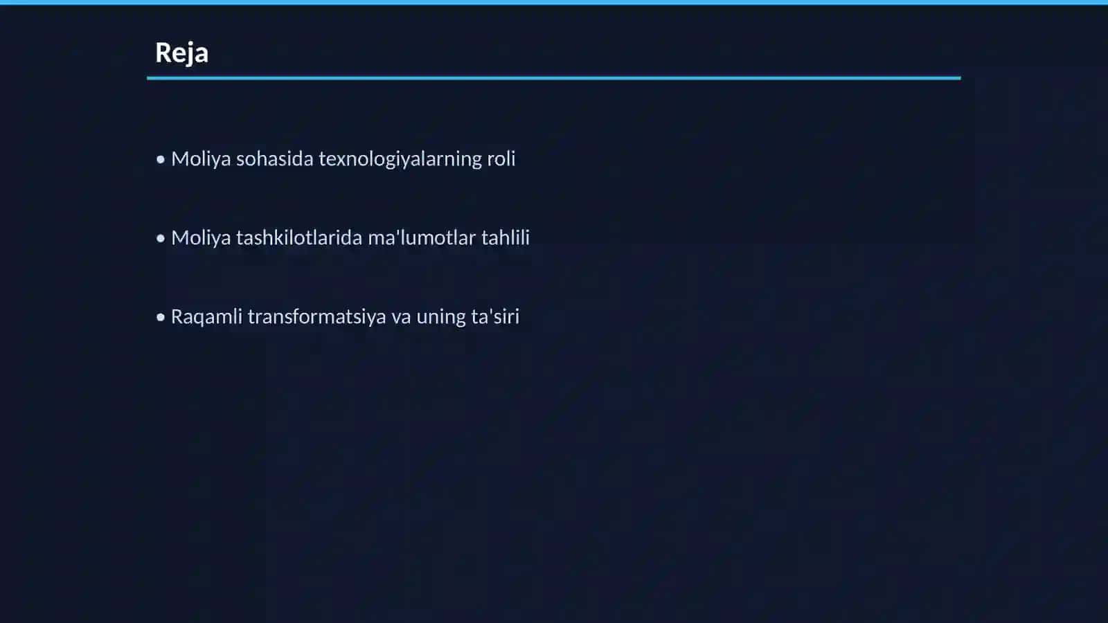 MOLIYAVIY TASHKILOTLARDA MOLIYAVIY TEXNOLOGIYALAR XUSUSIYATLARI VA ULARNI JORIY ETISH 2