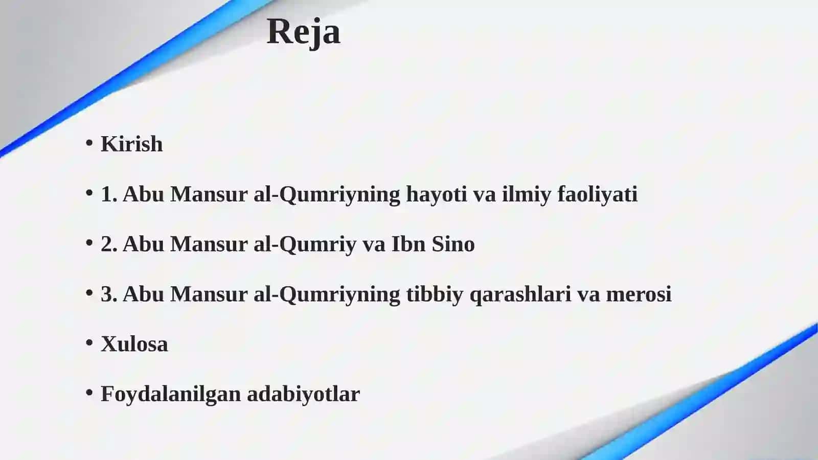 Abu Mansur al-Qumriy – Ibn Sinoga tibdan ta’lim bergan buyuk alloma 2