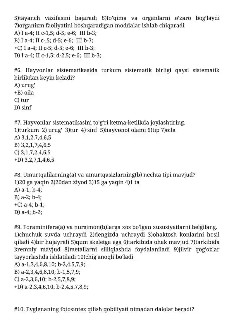 Mavzu #2. O'zb.lik qaysi olimlar umurtqasiz hayvonlarni o'rganishgan? 2