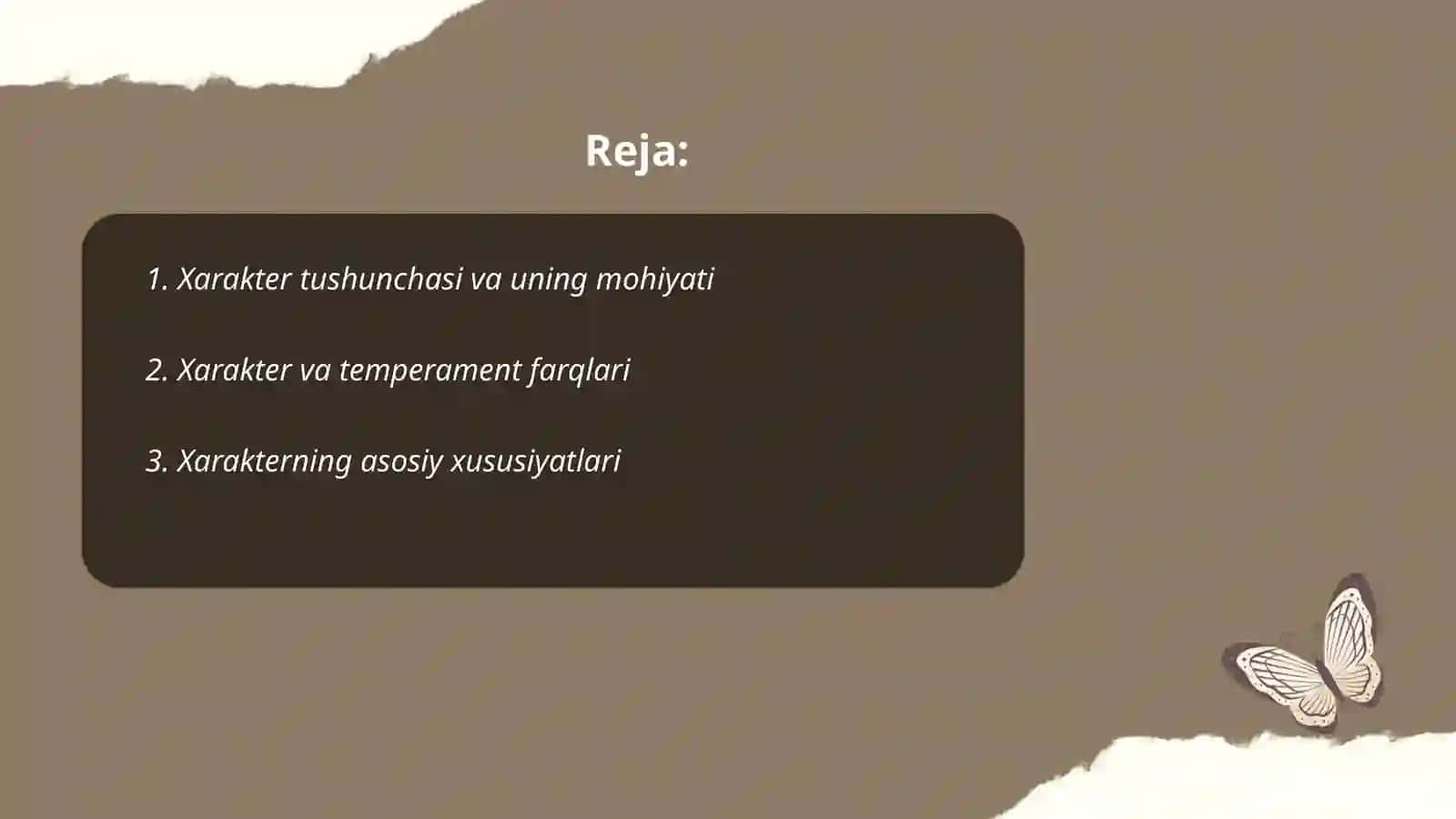 Xarakter haqida tushuncha 2