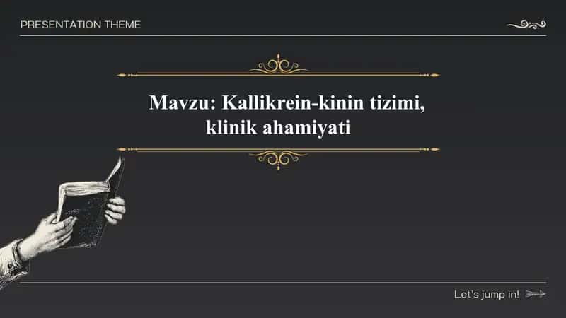 Kallikrein-kinin tizimi, klinik ahamiyati 2