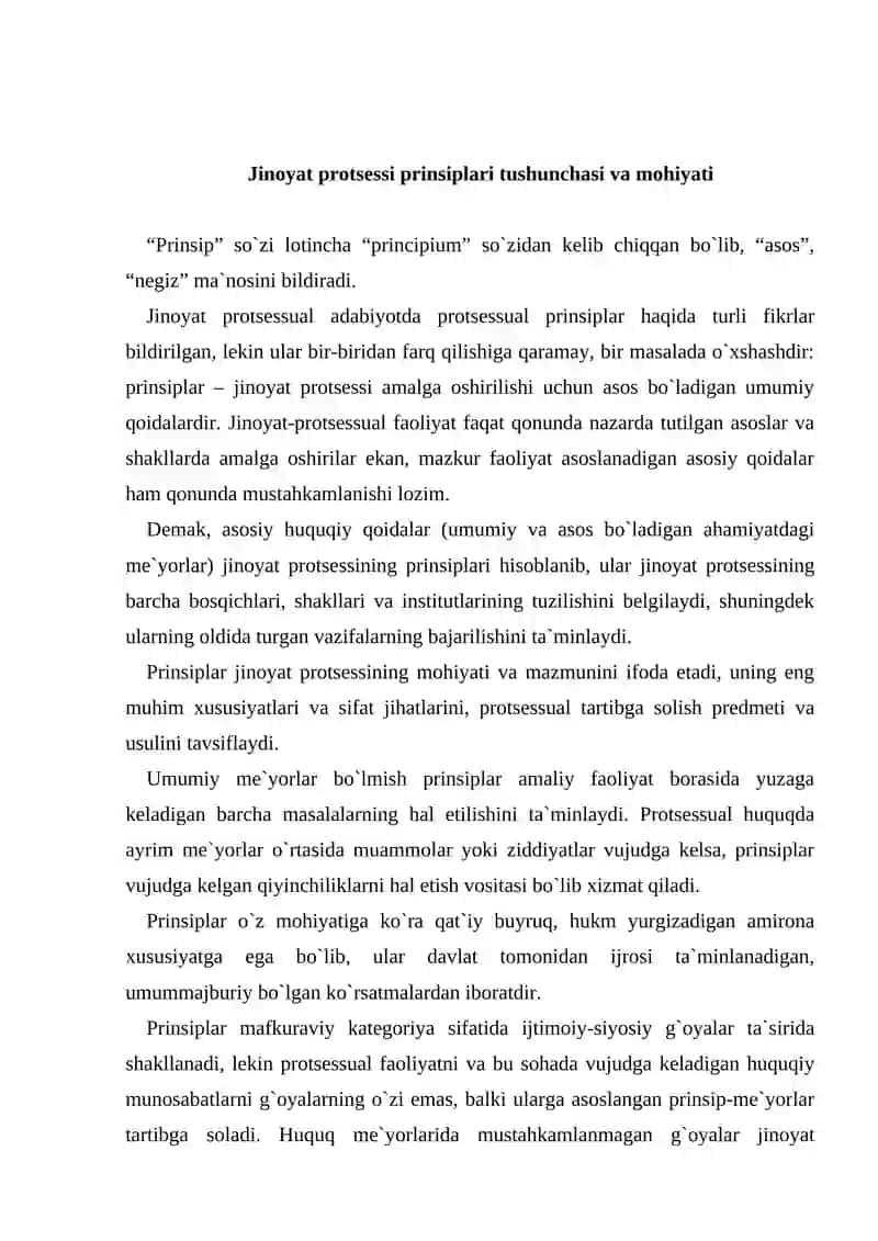 JINOYAT PROTSESSI PRINSIPLARI 2