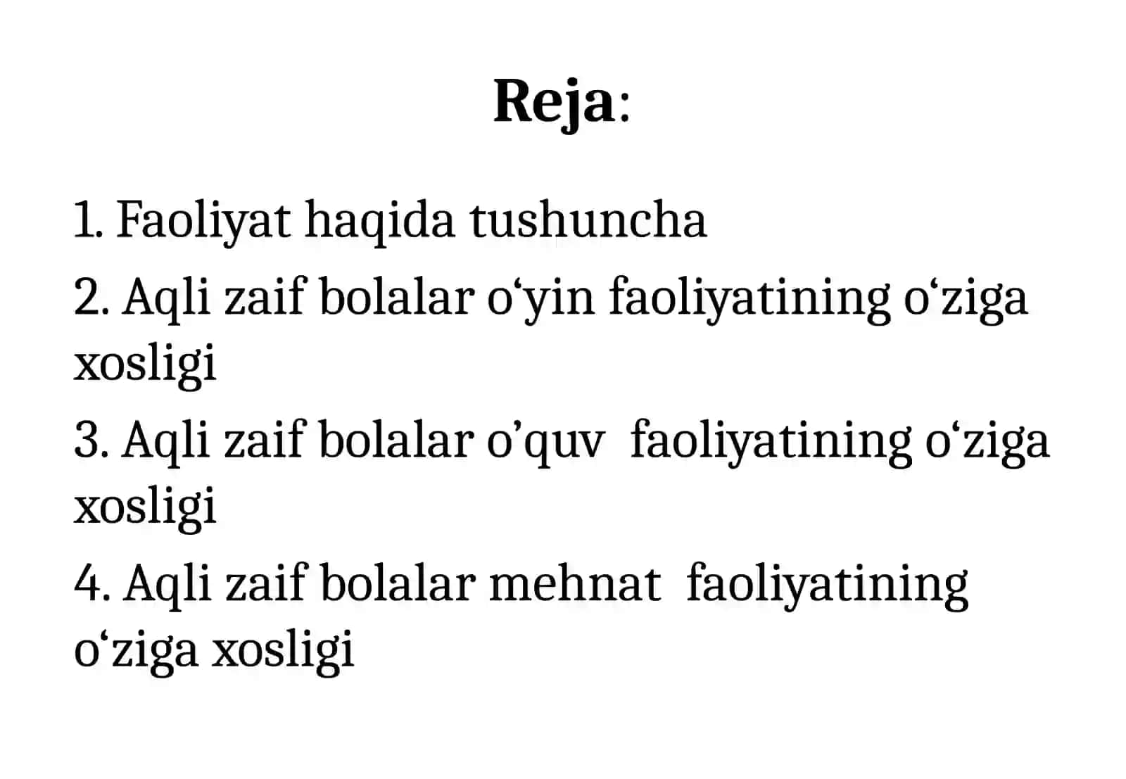 Aqli zaif bolalarning faoliyat xususiyatlari 2