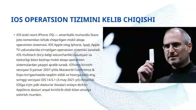 iOS Operatsion tizimi 2