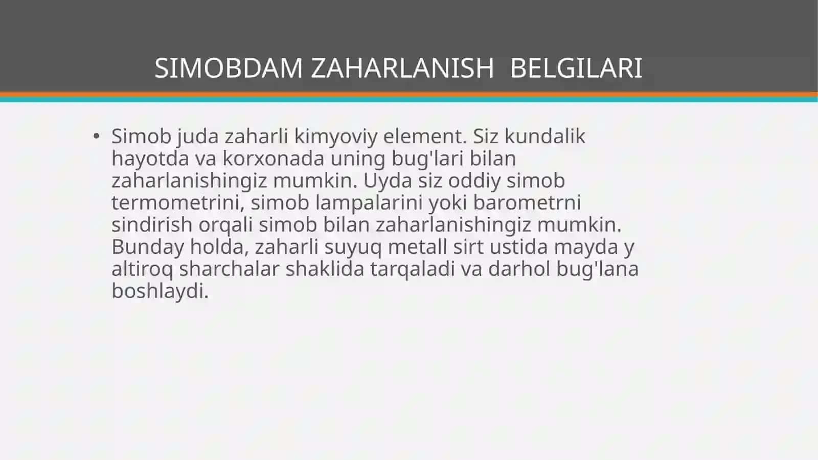 SIMOBDAM ZAHARLANISH 2