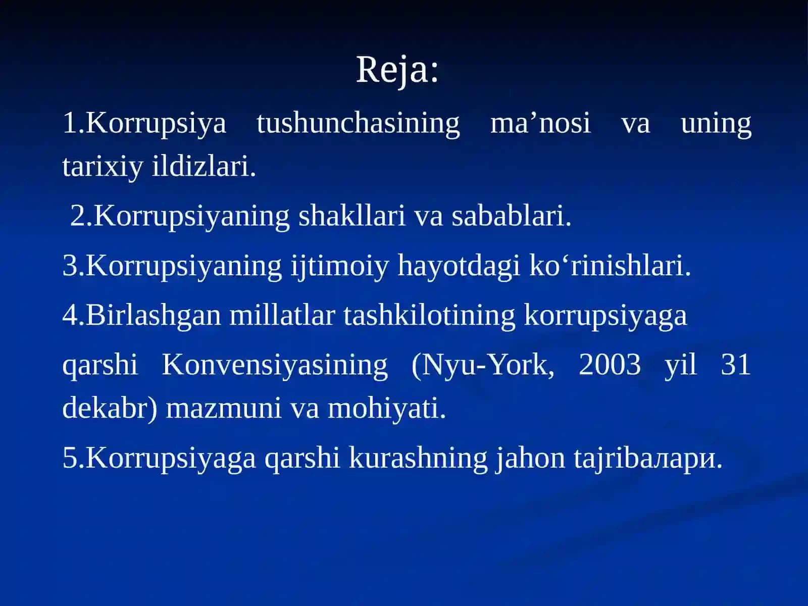 Korrupsiya tushunchasi va uning ko‘rsatkichlari 2