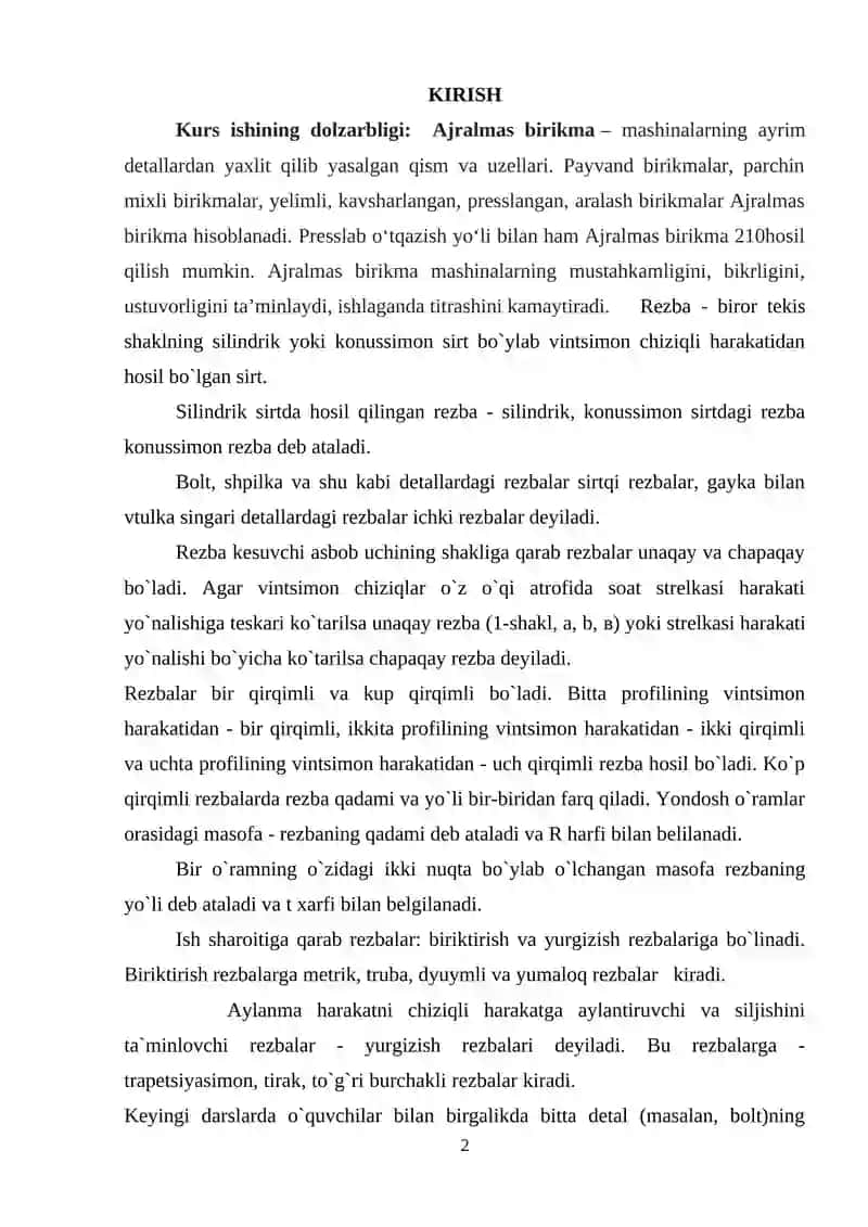 AJRALMAYDIGAN BIRIKMALARNING YIG'ISH CHIZMASI 2