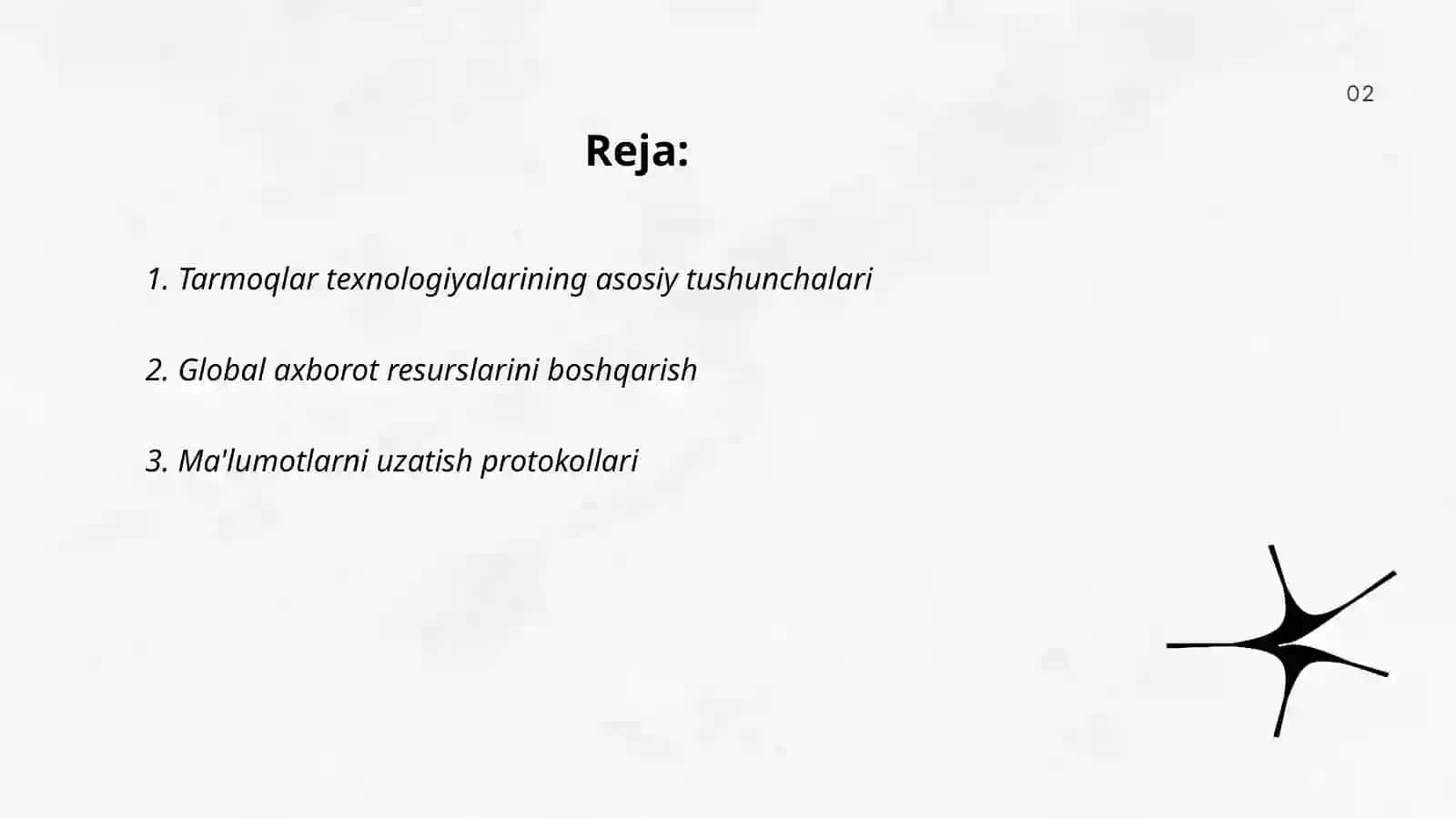 Tarmoq texnologiyalari global axborot resursti sifatida 2
