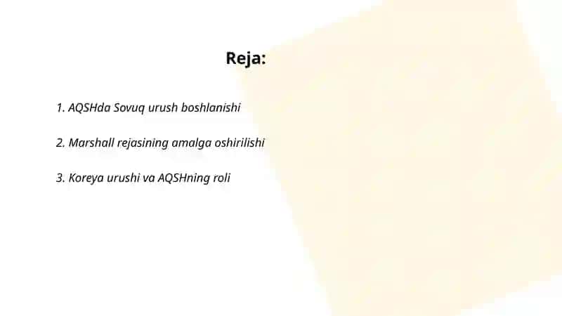 AQSHda Sovuq urush 2