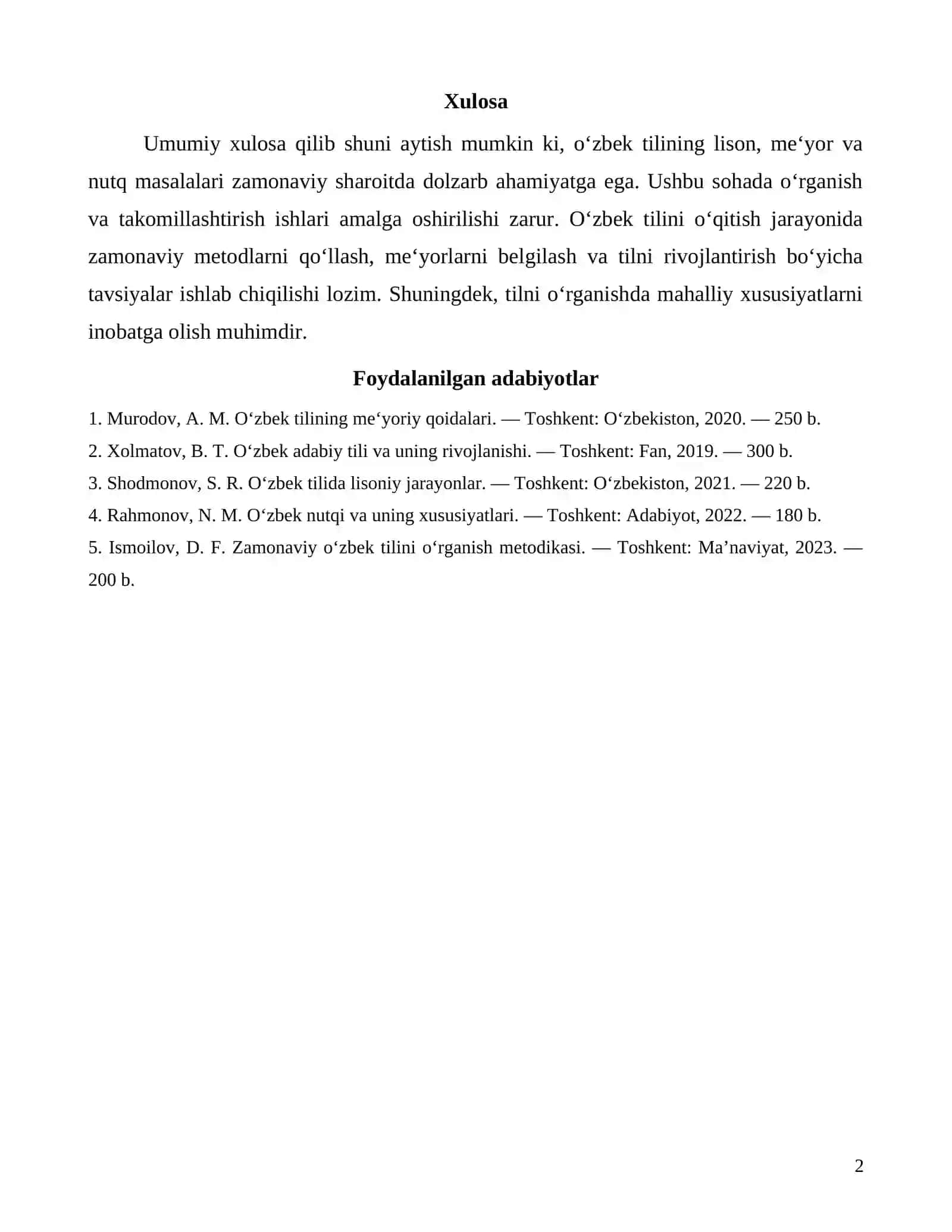 Tadqiqot maqsadi va vazifalari 2